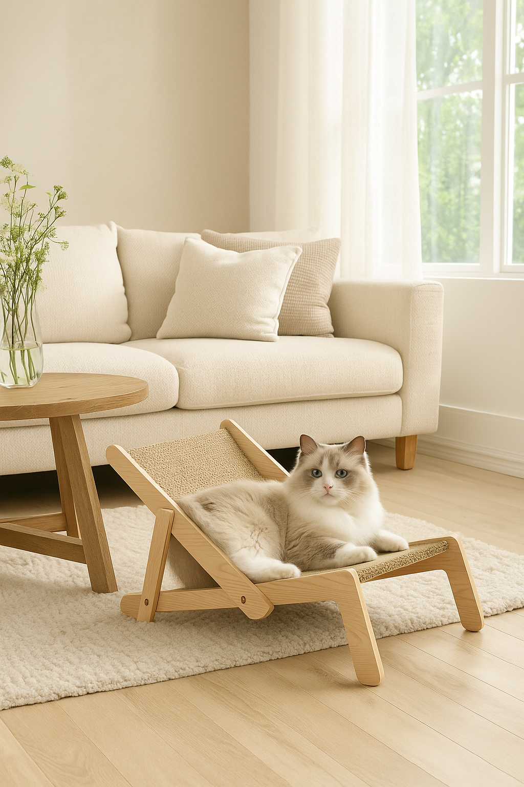 Yopo | Sisal Cat Scratcher Lounge Chair
