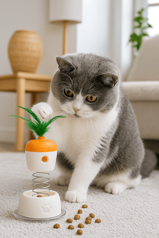 BounceNibble | Interactive Spring Toy -