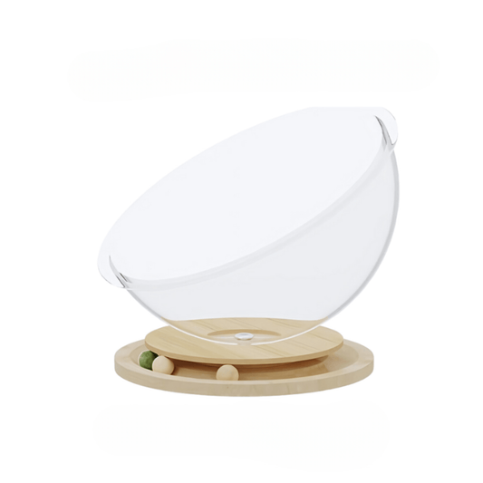 ClearPaw | Elevated Transparent Cat Bed -