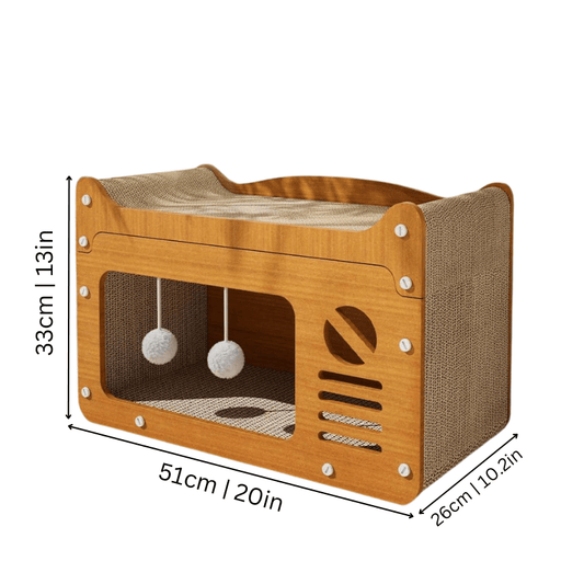 Nouroma | Multi - Level Cat Scratcher Lounge -