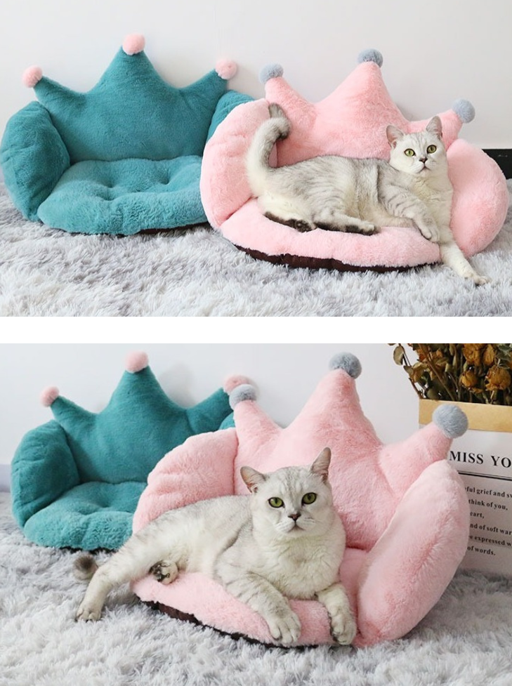 King Cat Bed – Royal Comfort for Your Feline Majesty