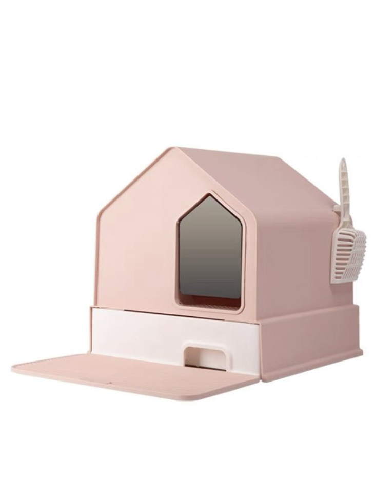 House Type Cat Toilet – Stylish, Spacious &amp; Easy to Clean