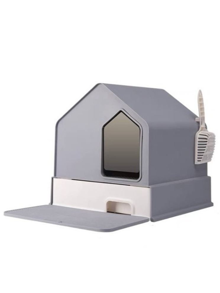 House Type Cat Toilet – Stylish, Spacious &amp; Easy to Clean