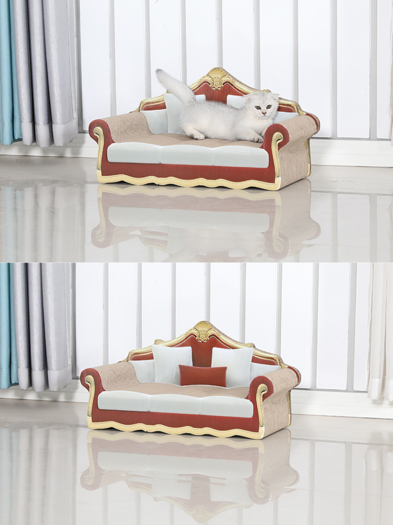 Sofa [King & Queen] – Luxury Comfort &amp; Play for Your Cat