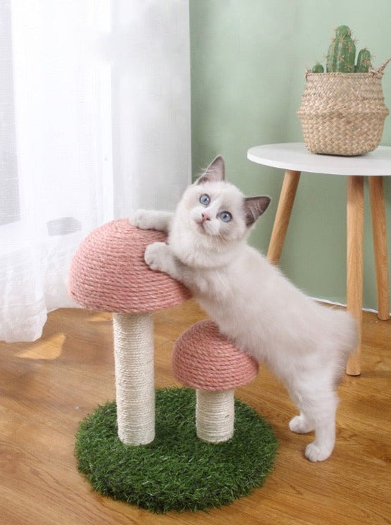 Mushroom Play Scratcher – A Playful Touch of Nature