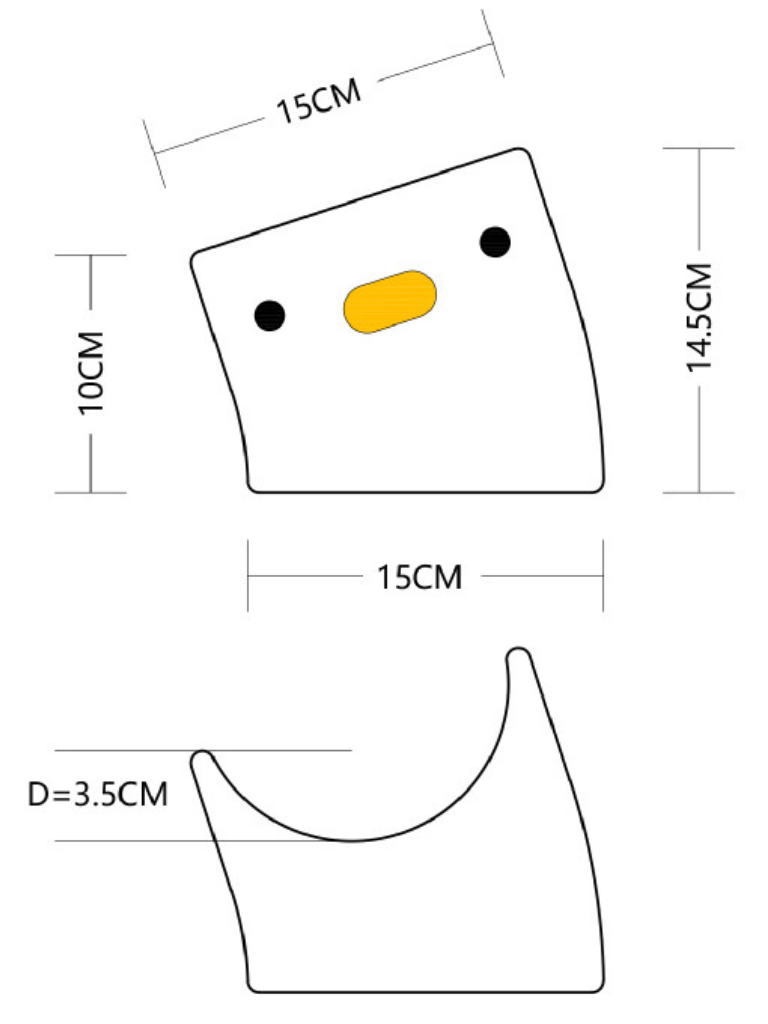 Duck-Shaped Food &amp; Water Bowl – Cute, Practical, and Stylish