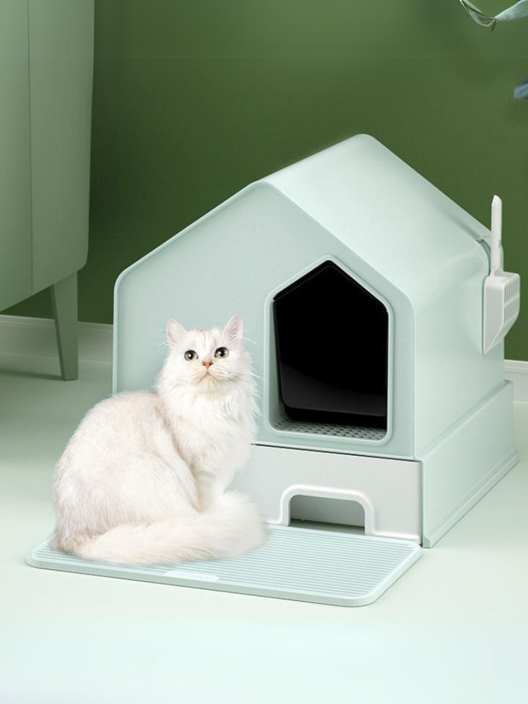 House Type Cat Toilet – Stylish, Spacious &amp; Easy to Clean