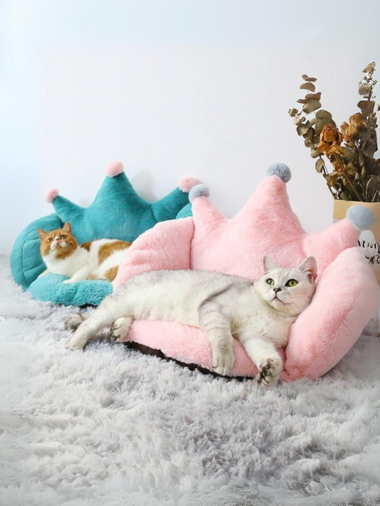 King Cat Bed – Royal Comfort for Your Feline Majesty
