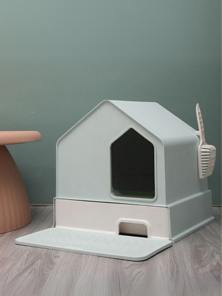 House Type Cat Toilet – Stylish, Spacious &amp; Easy to Clean