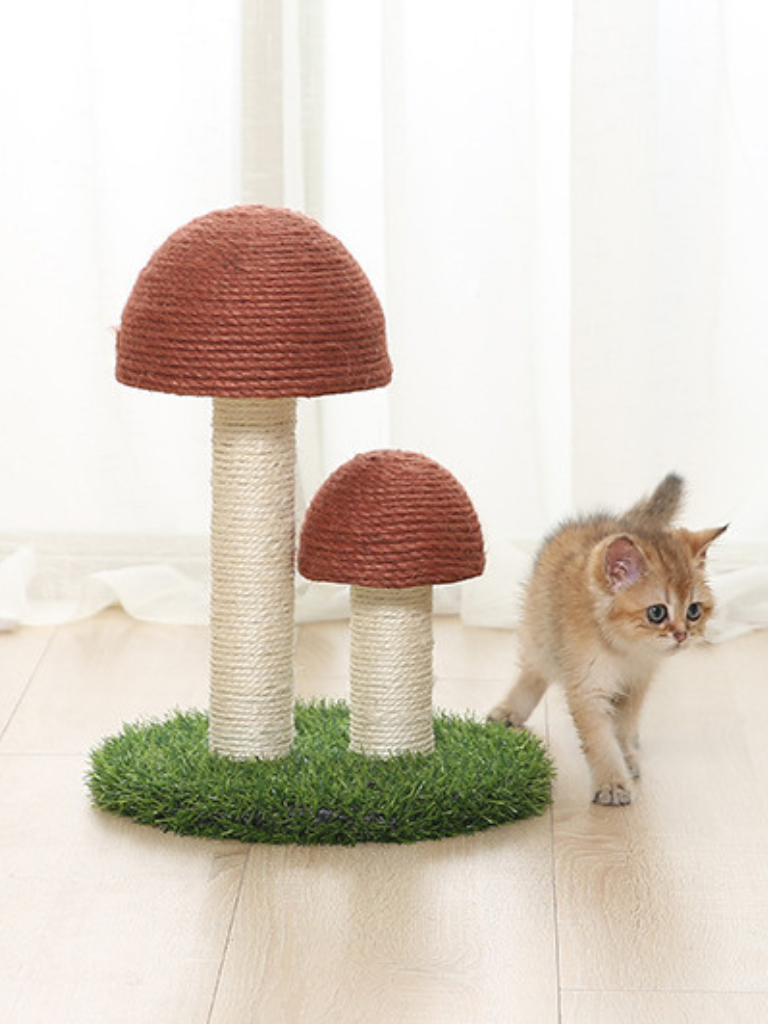 Mushroom Play Scratcher – A Playful Touch of Nature