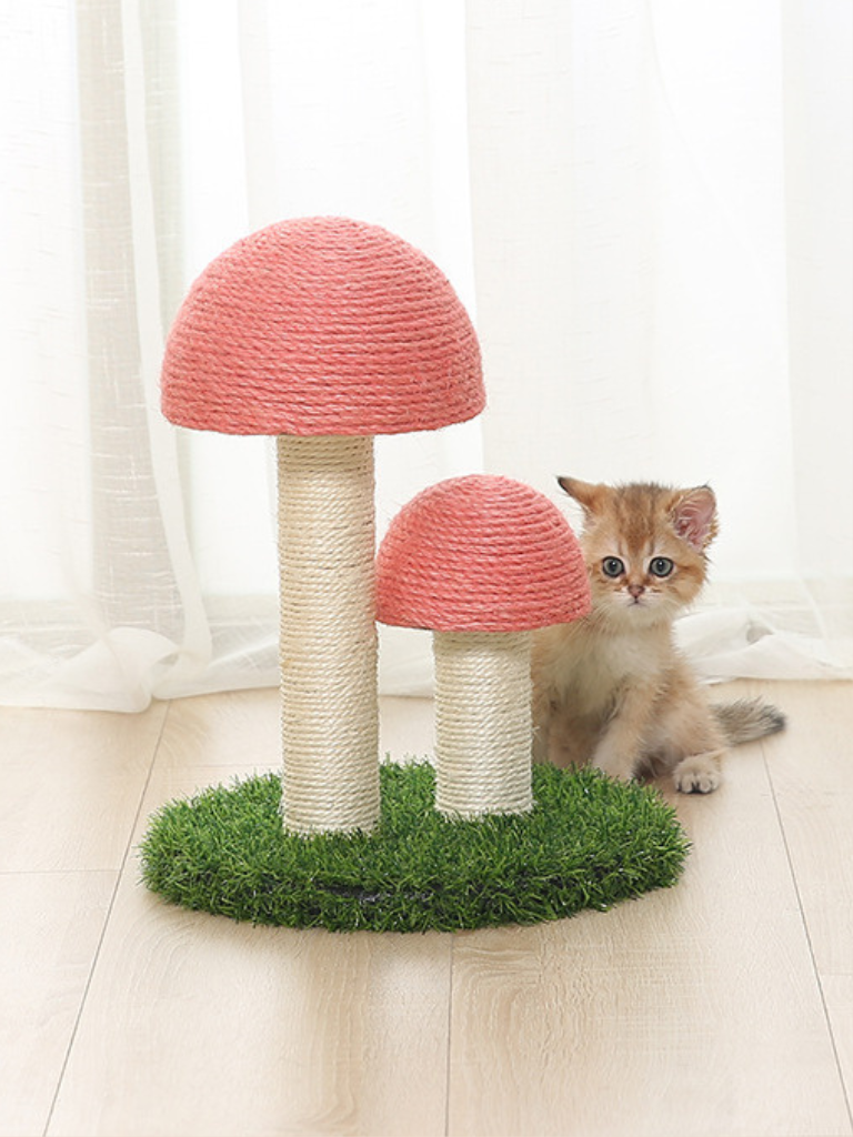 Mushroom Play Scratcher – A Playful Touch of Nature