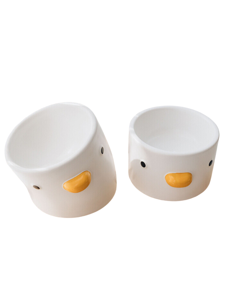 Duck-Shaped Food &amp; Water Bowl – Cute, Practical, and Stylish