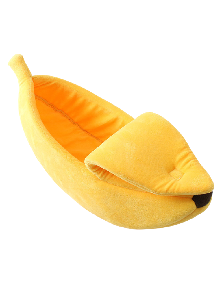 Banana Cat Bed – Cozy