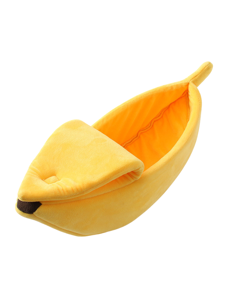 Banana Cat Bed – Cozy