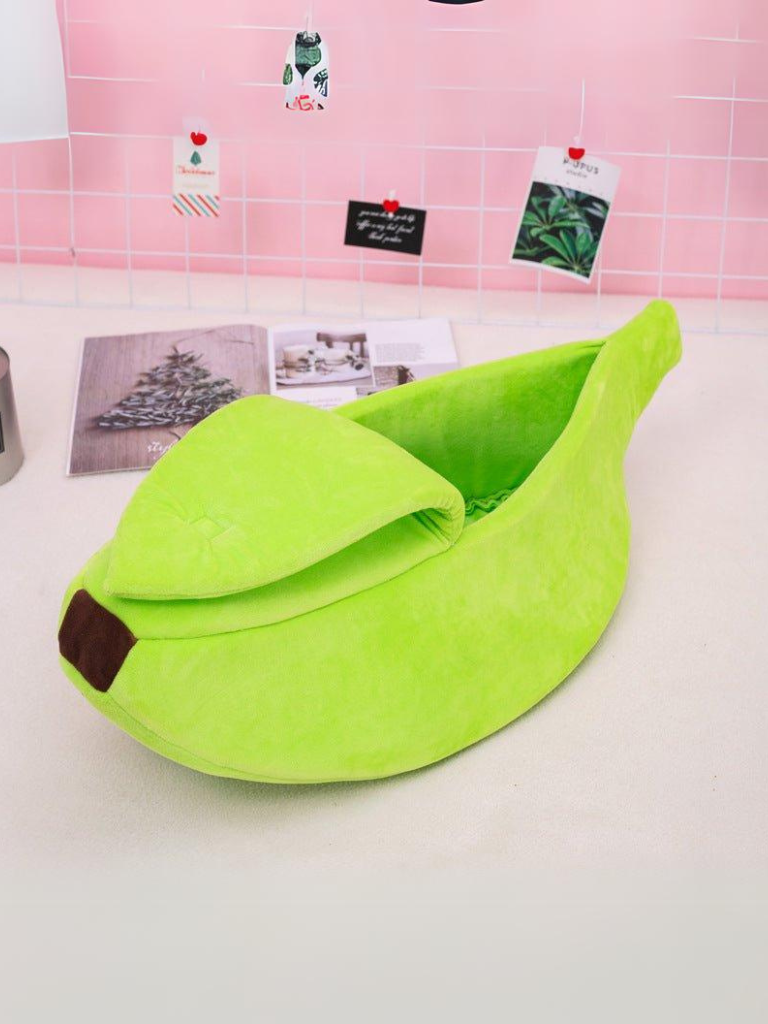 Banana Cat Bed – Cozy