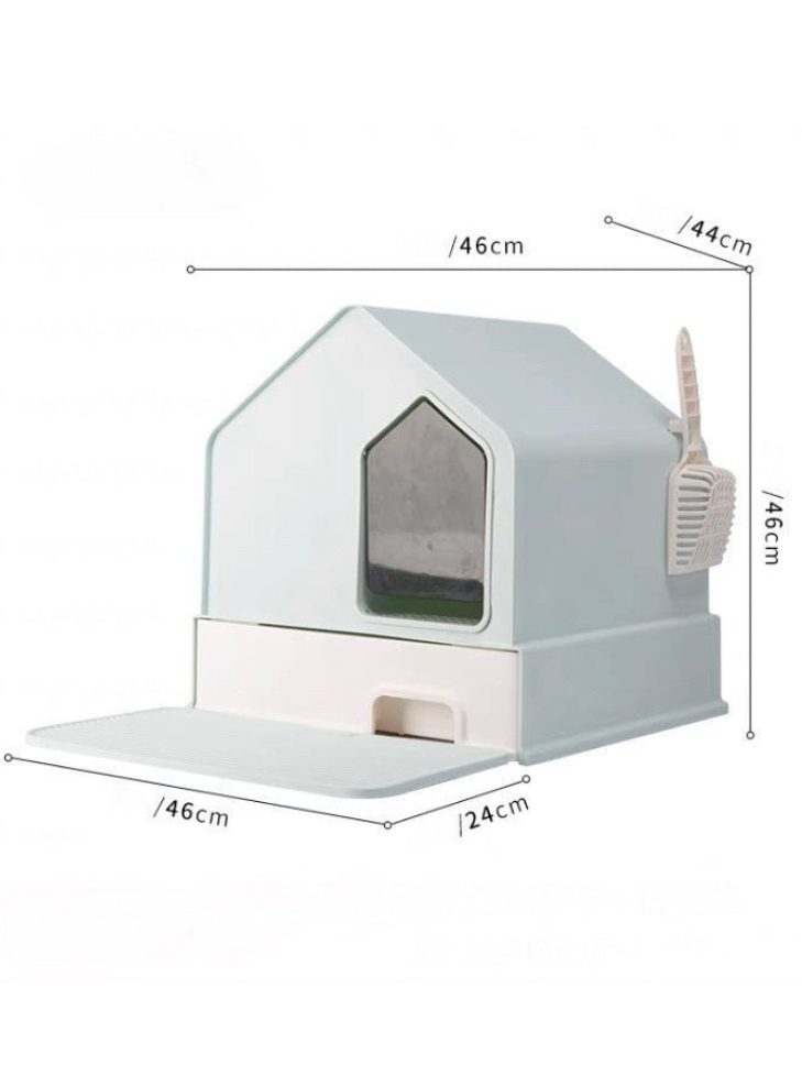 House Type Cat Toilet – Stylish, Spacious &amp; Easy to Clean