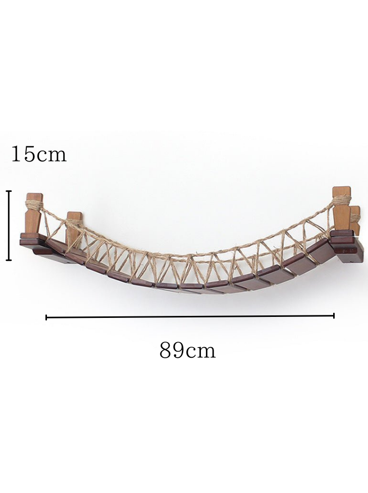 Wall Bridge Cat Step – Suspension Bridge Playground for Cats