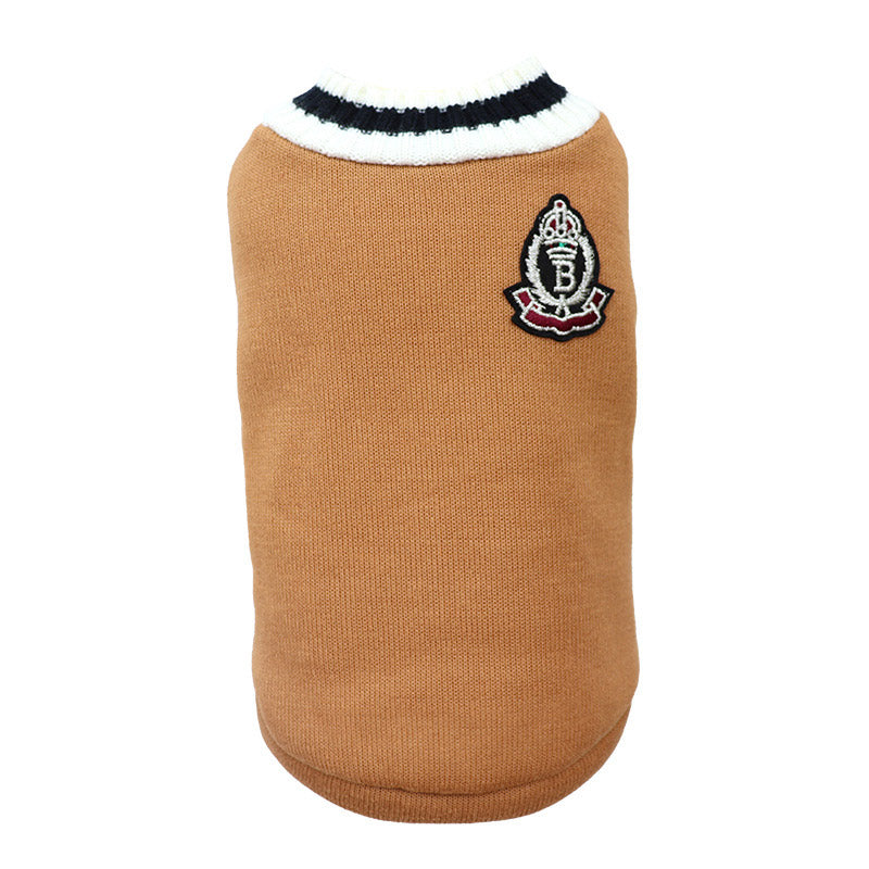 Cat Dog Sweater Pullover Winter Pet Clothes - Cozy Feline Fashion
