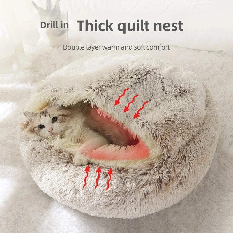Luxe Fluff Nest | Ultra Soft Cat Bed