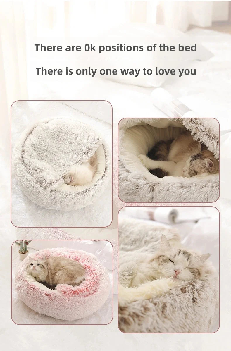 Luxe Fluff Nest | Ultra Soft Cat Bed