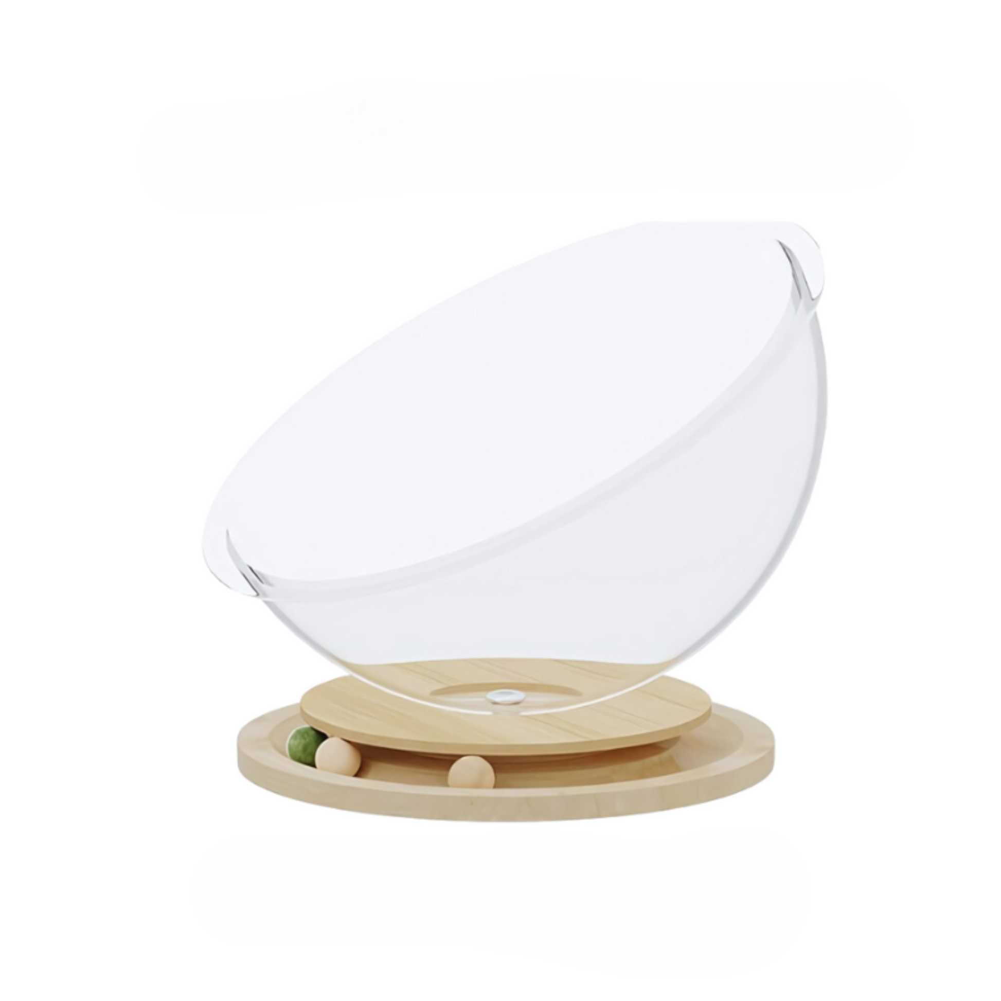 ClearPaw | Elevated Transparent Cat Bed