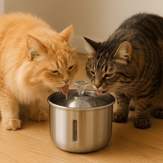 Morsél | Stainless Steel Cat Water Fountain - 