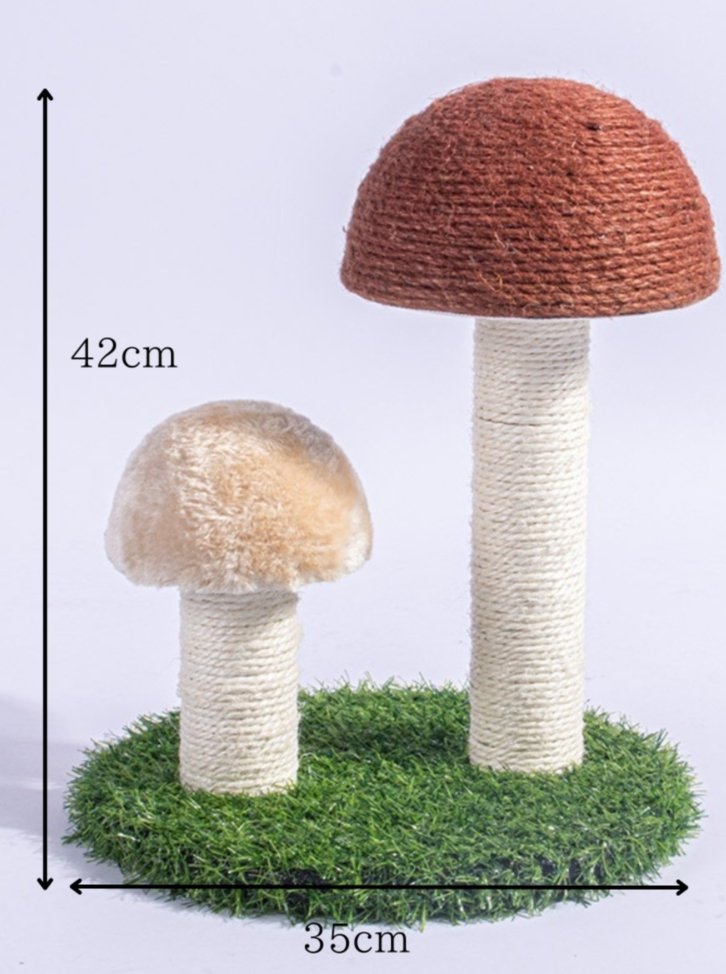 Mushroom Play Scratcher – A Playful Touch of Nature
