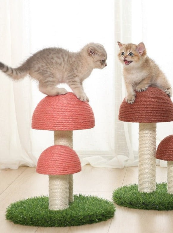 Mushroom Play Scratcher – A Playful Touch of Nature
