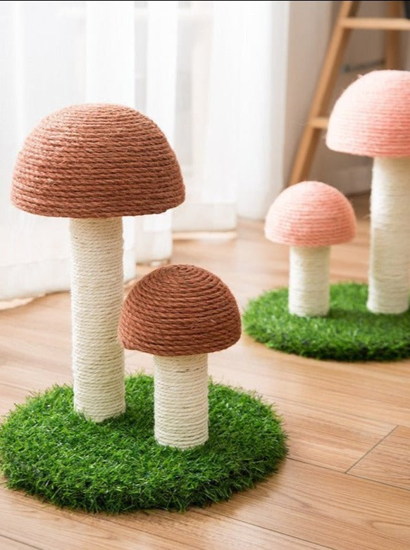 Mushroom Play Scratcher – A Playful Touch of Nature