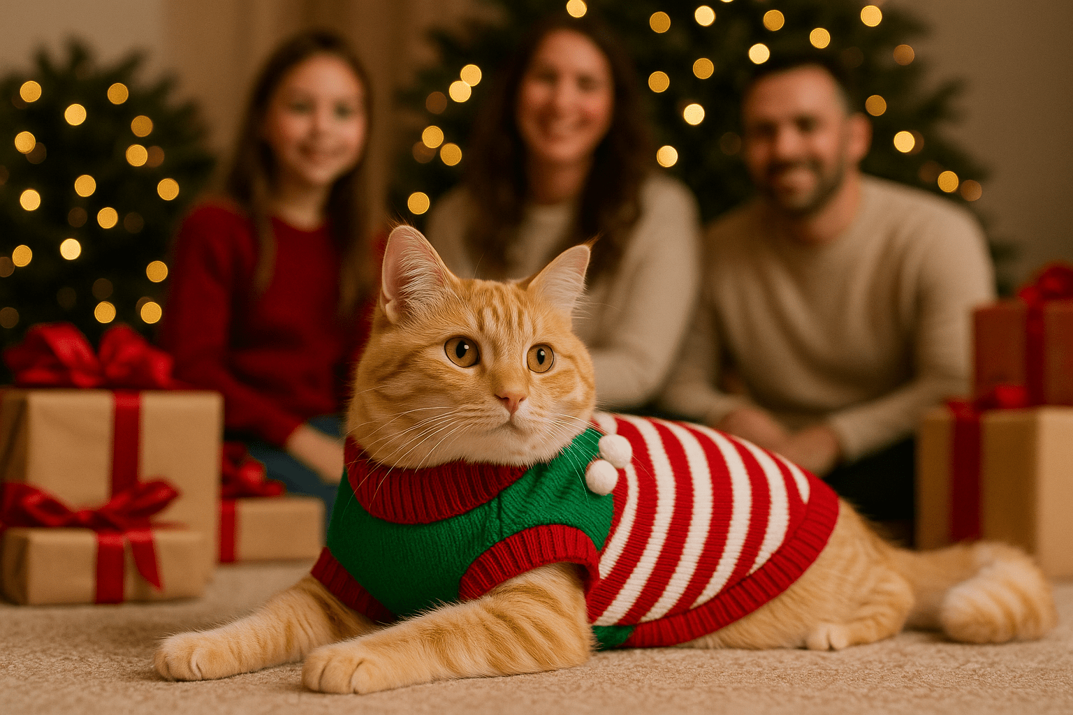 PurrElf | Cat Sweater - 