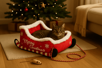 SantaPaws Bed | Cat Bed - 